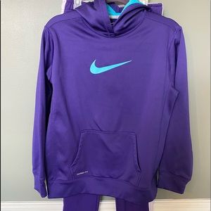 Nike Dri Fit girls marching set hoodie sweatpants
